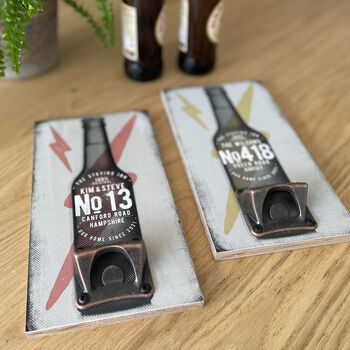 Personalised New Home Bottle Opener Housewarming Gift, 4 of 5