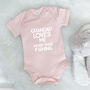 Loves Me More Than Personalised Babygrow, thumbnail 3 of 10