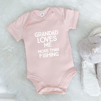 Loves Me More Than Personalised Babygrow, 3 of 10