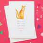 Personalised Cat's Whiskers Card, thumbnail 2 of 2