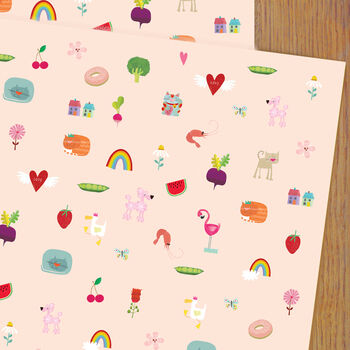 Girly Wrapping Paper Pack, 10 of 12