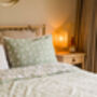 Indian Cotton Sage Bloom Reversible Bedding Set, thumbnail 3 of 3