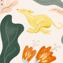 Dashing Long Dog Giclée Sighthound Print, thumbnail 3 of 3