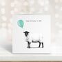 Happy Birthday To Ewe Sheep Card, thumbnail 2 of 6