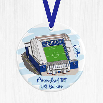 Personalised Everton Fc Ornament, 2 of 4