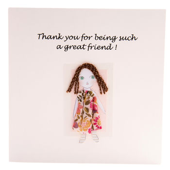 Thank You Friend Card, 2 of 2