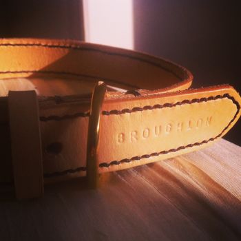Personalised Leather Dog Collar With Stitching, 7 of 12
