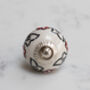 Vintage Style Ceramic Decorative Knobs Red Selection, thumbnail 9 of 10