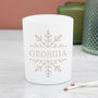 Personalised Christmas Candle Holder, thumbnail 10 of 11