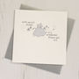 Sparkly Bridesmaid Or Flowergirl Thank You Card, thumbnail 4 of 4