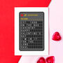 Departure Board Personalised Valentine's Card, thumbnail 1 of 2