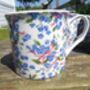 Set Of Six China Palace Mugs In Forget Me Knot Chintz Design, thumbnail 6 of 8