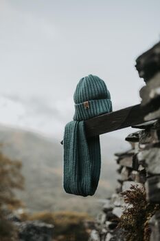 Knitted Hat And Snood Set, 6 of 6