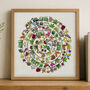 Round And Round The Woodland Hand Embroidery Kit, thumbnail 1 of 12