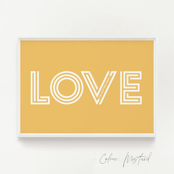 Love Print With Hidden Personalised Secret Message, 9 of 10