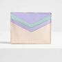 Personalised Pastel Leather Card Holder, thumbnail 2 of 5