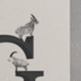 G Is For Goat, Alphabet Card, thumbnail 2 of 3