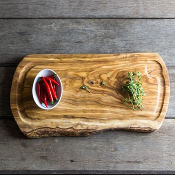 Natural Olive Wood Carving Board, 2 of 4