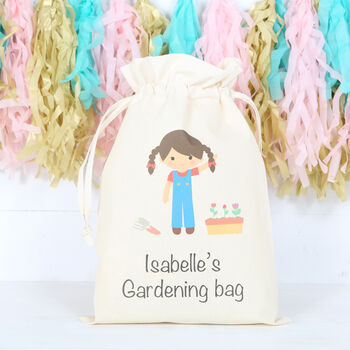 Kids Gardening Set In Personalised Bag, 2 of 7