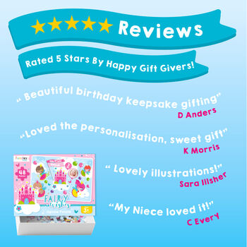 Personalised Fairy Wishes Birthday Jigsaw Puzzle, 6 of 11