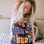 Stay In Bed Women's Slogan T Shirt, thumbnail 1 of 3