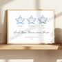 Then There Were Three Print, Family Of Three New Baby Gift, thumbnail 1 of 5