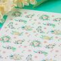 Watercolour Floral Themed A4 Icing Sheet, thumbnail 3 of 5