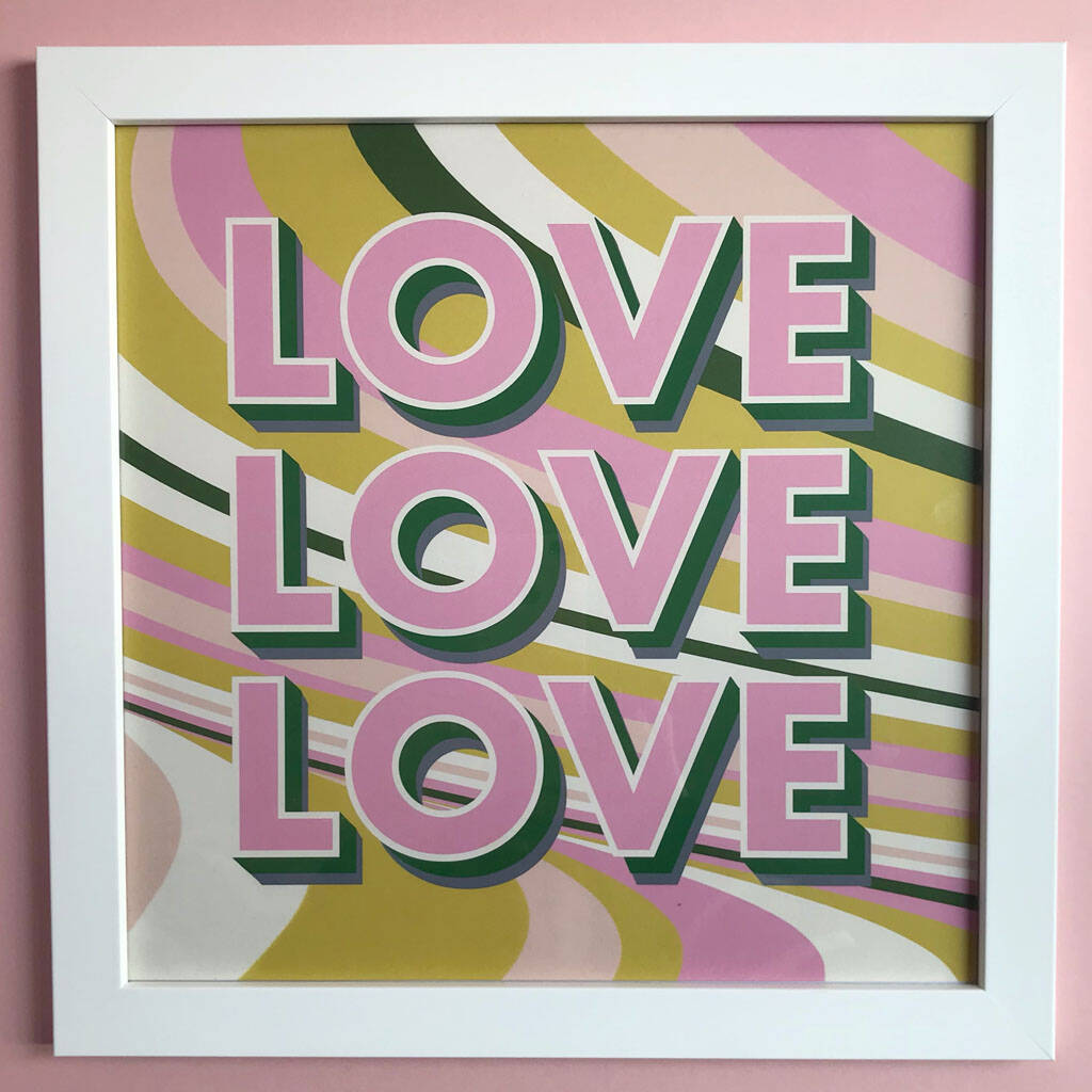 Love Love Love Print By Sandy A Powell Notonthehighstreet love-love-love-print-by-sandy-a-powell-notonthehighstreet