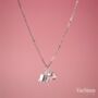 Sterling Silver 925 Lily Of The Valley Pendant Necklace, thumbnail 9 of 12