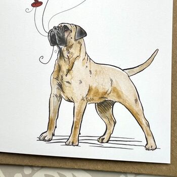 Bull Mastiff Valentine's Day Card, 3 of 3
