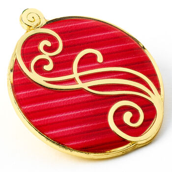 Wicked Glinda Pink Shiz Logo Pin Badge, 2 of 3