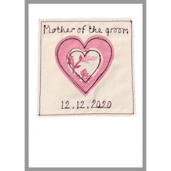 Personalised Heart Thank You Card For Mum Or Her, 7 of 9