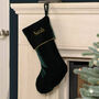 Personalised Velvet Christmas Stocking, thumbnail 1 of 4