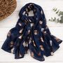 Owl Print Scarf, thumbnail 3 of 6
