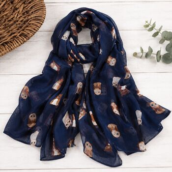 Owl Print Scarf, 3 of 6