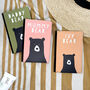 Personalised Bear Family Individual Passport Holder Or Set, thumbnail 5 of 5