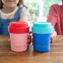 Montii Kids Reusable 'Matchy' Insulated Babyccino Cup, thumbnail 1 of 9