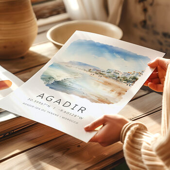 Morocco Travel Print Of Agadir, 6 of 7