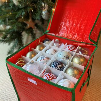 Christmas Bauble Decoration And Tree Storage Bag Pack, 3 of 9