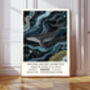 Natural History Museum Abstract Whale Art Print, thumbnail 1 of 4