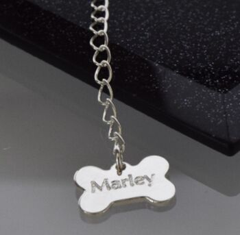 Personalised Labrador Sterling Silver Necklace, 4 of 6