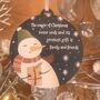 Personalised Magic Of Christmas Bauble Decoration, thumbnail 2 of 2