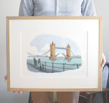 London's Tower Bridge Limited Edition Giclée Print, 6 of 10