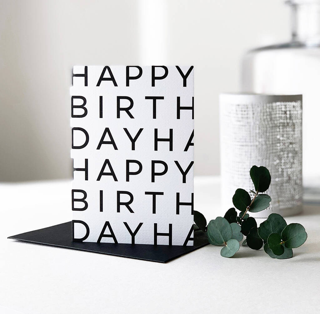 Assorted Birthday Card Pack By Hello Time | notonthehighstreet.com