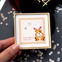 'Pawsome Christmas' From The Pet Paw Print Earrings, thumbnail 2 of 10