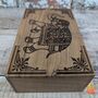 Wooden Gift For Mum,Indian Elephant Design Jewellery Box, thumbnail 9 of 9