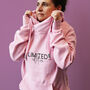 Luxury Baby Pink Limited Edition Hoodie, thumbnail 2 of 6