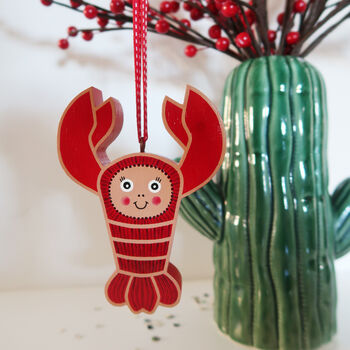 Lobster Christmas Tree Decoration, 2 of 7