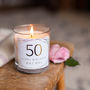 50th Birthday Personalised Candle Gift, thumbnail 2 of 5
