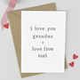 Personalised 'Love You' Grandmother Mother's Day Card, thumbnail 2 of 4